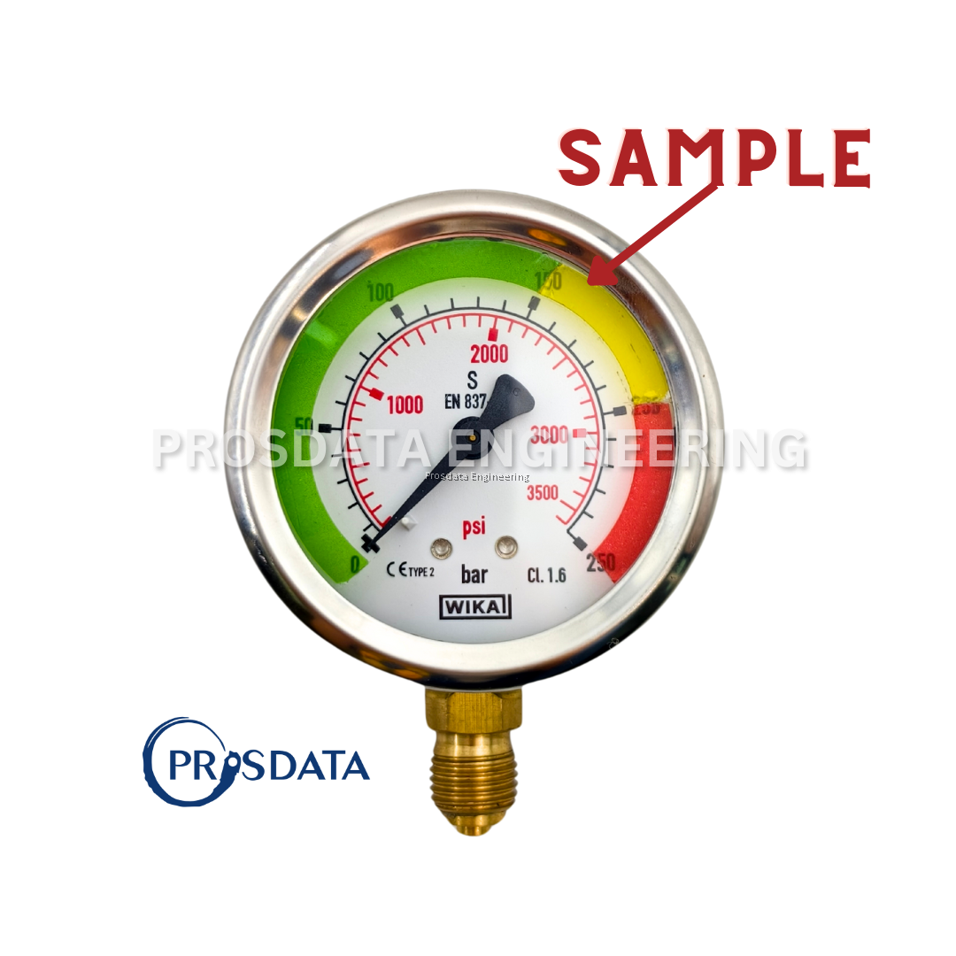 Pressure Gauges [Operating Indicator Sticker]